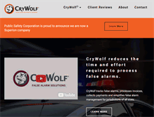 Tablet Screenshot of crywolf.us
