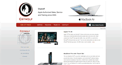 Desktop Screenshot of crywolf.com